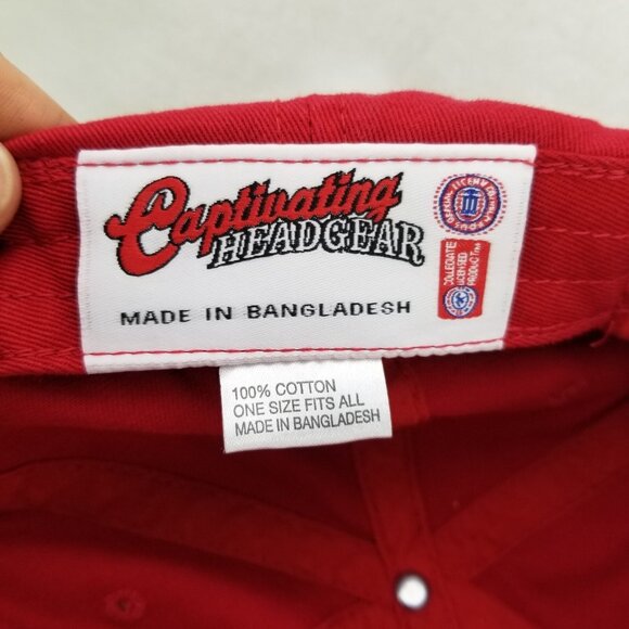 ✅Wisconsin Badgers Hat Red NCAA College Sports Dad Cap Captivating Headgear OSFA - Picture 9 of 9